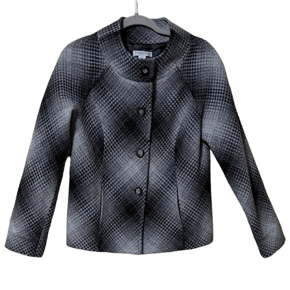 Pendleton Jackets & Blazers - Pendleton lambs wool blend Blazer mandarin collar slit pockets size 12